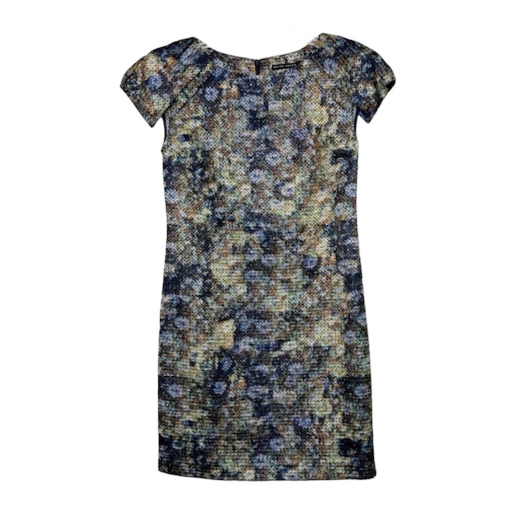 BRIAN DALES Made In Italy Multi Color Cap Sleeve Dress size 42